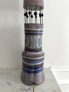 Georges Pelletier Ceramic Totem Lamp by Georges Pelletier for Accolay France 1960s - 3633558