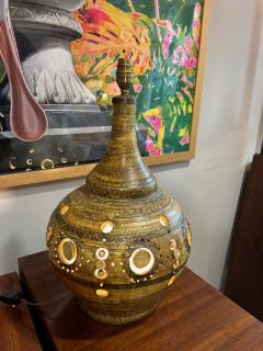 Georges Pelletier Ceramic table lamp by Georges Pelletier France 1970s - 3687374