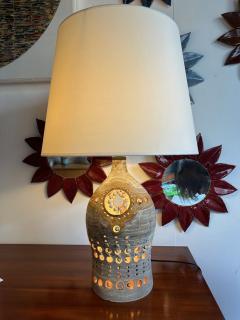 Georges Pelletier Ceramic table lamp by Georges Pelletier France 1970s - 3812889