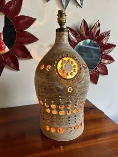 Georges Pelletier Ceramic table lamp by Georges Pelletier France 1970s - 3812893