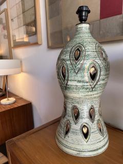Georges Pelletier Ceramic table lamp by Georges Pelletier France 1970s - 4703170