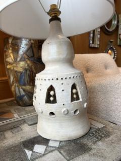 Georges Pelletier Ceramic table lamp by Georges Pelletier France 1970s - 4754141