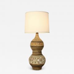 Georges Pelletier GEORGES PELLETIER MONUMENTAL DOUBLE GOURD FORM FRENCH CERAMIC LAMP - 2408229