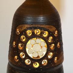 Georges Pelletier Mid Century Modern Handpainted Cut Out Ceramic Table Lamp by Georges Pelletier - 1802324