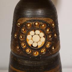 Georges Pelletier Mid Century Modern Handpainted Cut Out Ceramic Table Lamp by Georges Pelletier - 1802332
