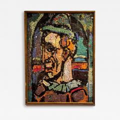 Georges Rouault Profile of A Clown Georges Rouault Interpreted As A Ceramic Mosaic Panel C 1955 - 2339170