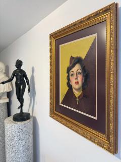 Georgia Warren Love Mirror Pulp Magazine Cover Illustration Depression Era - 4442771