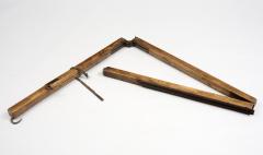 Georgian Ash and Iron Hinged Folding Ladder Circa 1830 - 811372