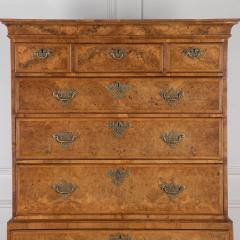 Georgian Burr Walnut Chest on Chest - 3628213