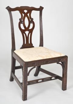 Georgian Chinese Chippendale Side Chair Circa 1760 - 121469
