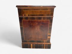 Georgian Circassian Walnut Burlwood Brass Sideboard USA 1980s - 4704538