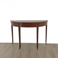 Georgian Demi Lune table England circa 1800 - 4208831