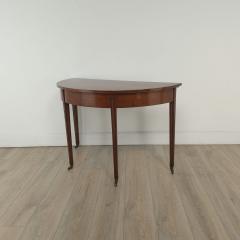 Georgian Demi Lune table England circa 1800 - 4208832