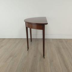 Georgian Demi Lune table England circa 1800 - 4208834