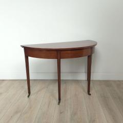 Georgian Demi Lune table England circa 1800 - 4208838