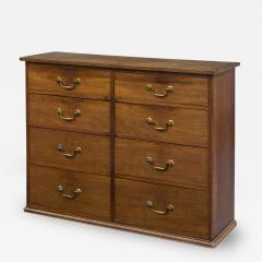 Georgian Eight Drawer Mahogany Gentlemans Chest Circa 1780 - 115947