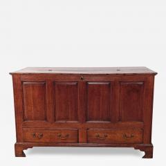 Georgian English Oak Mule Chest circa 1780 - 3444324
