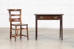 Georgian English Oak Side Table - 4406212