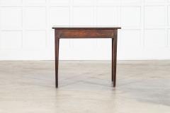 Georgian English Oak Side Table - 4406217