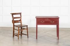 Georgian English Painted Oak Side Table - 4405436