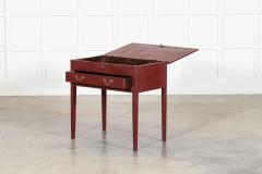 Georgian English Painted Oak Side Table - 4405440