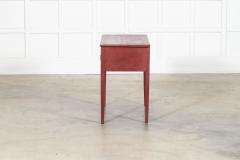 Georgian English Painted Oak Side Table - 4405444