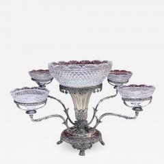 Georgian Epergne Centerpiece Old Sheffield English C 1820 - 2047647