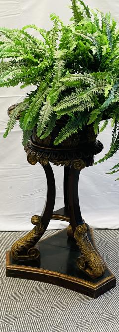 Georgian Gilt Wood Planter Jardini re Ebony and Gilt Design - 2850617