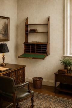 Georgian Hanging Waterfall Wall Shelf - 4748155