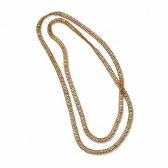 Georgian Long Chain 18K Gold Necklace - 3070430