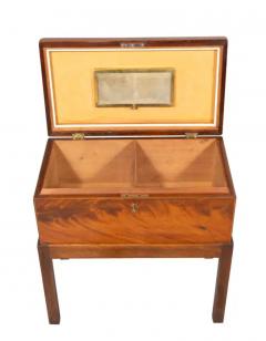 Georgian Mahogany Box On Stand Now Fitted As A Humidor - 4152748