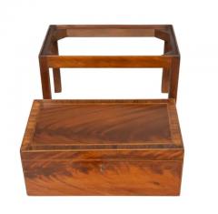 Georgian Mahogany Box On Stand Now Fitted As A Humidor - 4152802