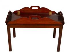 Georgian Mahogany Butlers Tray on Stand - 4136990