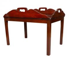 Georgian Mahogany Butlers Tray on Stand - 4137077