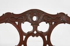 Georgian Mahogany Chairback Settee - 4446825