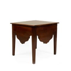Georgian Mahogany Low End Table With Lift Top - 1437516