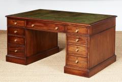 Georgian Mahogany Partners Desk - 3913478