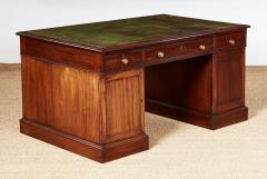 Georgian Mahogany Partners Desk - 3913484