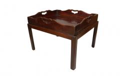 Georgian Mahogany Tray on Later Base - 3740812