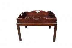 Georgian Mahogany Tray on Later Base - 3740813