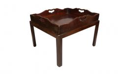 Georgian Mahogany Tray on Later Base - 3740814