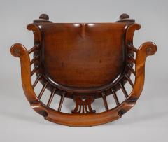 Georgian Mahogany Windsor Captains Armchair - 4608563