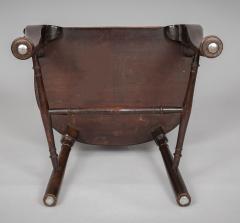 Georgian Mahogany Windsor Captains Armchair - 4608564