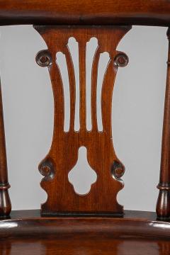 Georgian Mahogany Windsor Captains Armchair - 4608572