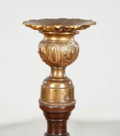 Georgian Mahogany and Brass Candlesticks - 3690705