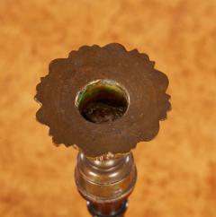 Georgian Mahogany and Brass Candlesticks - 3690710