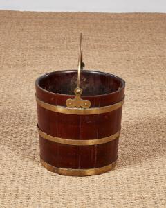 Georgian Mahogany and Brass Peat Bucket - 4205237