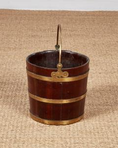Georgian Mahogany and Brass Peat Bucket - 4205240