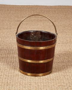 Georgian Mahogany and Brass Peat Bucket - 4205241