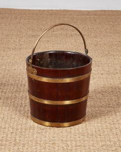 Georgian Mahogany and Brass Peat Bucket - 4205246
